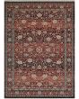 Kashimar Floral Vase Rust Area Rug