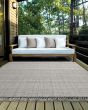 Ascot Windowpane Linen Area Rug