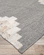 Joshua Saddleback Snow Grey Area Rug