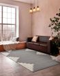Joshua Saddleback Snow Grey Area Rug