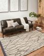 Alice ALI-01 Cream/Charcoal Area Rug