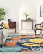Allur ALR06 Navy Multicolor Area Rug