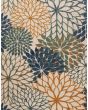 Aloha ALH05 Blue Green 10'x14' Area Rug