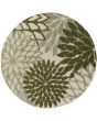 Aloha ALH05 Ivory Green Area Rug