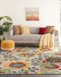 Aloha ALH17 Ivory/Multi Area Rug