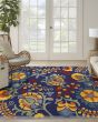 Aloha ALH17 Navy Multicolor Area Rug