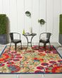 Aloha ALH20 Red/Multi Area Rug