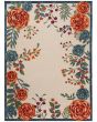 Aloha ALH32 Ivory Multicolor 10'x14' Area Rug