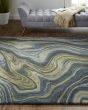 Amira 8631F Blue/Ivory/Green Rug