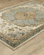 Andorra 2451b Ivory/Blue Area Rug