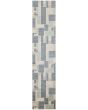 Astra Machine Washable ASW09 Blue Ivory Rug