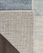 Astra Machine Washable ASW09 Blue Ivory Rug
