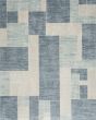 Astra Machine Washable ASW09 Blue Ivory Rug