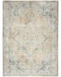 Astra Machine Washable ASW12 Beige Blue Rug