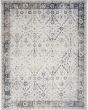 Astra Machine Washable ASW16 Ivory Blue Rug