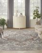 Astra Machine Washable ASW12 Grey Multicolor Area Rug