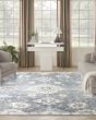 Astra Machine Washable ASW19 Denim Area Rug