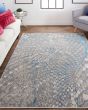 Azure 3403F Blue/Silver/Gray Area Rug