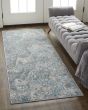 Azure 3405F Ivory/Gray/Blue Area Rug
