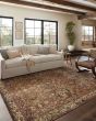 Banks BAN-04 Brick/Ivory Area Rug