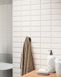 Baroque Bianco Glossy Ceramic Tile