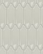 Baroque Pewter Glossy Ceramic Tile