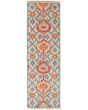 Beall 6712F Orange/Gray Area Rug