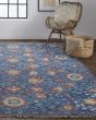 Beall 6713F Blue/Red Area Rug