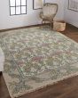 Beall 6714F Ivory/Pink/Green Rug
