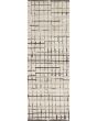 Bleecker BLE-01 Ivory/Charcoal 2'7"x10'0" Runner Rug