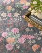 Botanical Washables BOT02 Charcoal Multicolor Area Rug