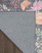 Botanical Washables BOT02 Charcoal Multicolor Area Rug