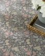 Botanical Washables BOT03 Charcoal Multicolor Area Rug