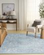 Botanical Washables BOT04 Light Blue Multicolor Area Rug