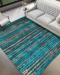 Brisbane BR4 Teal Area Rug