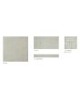 Brushed Metallic White Lappato Tile