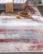 Cadiz 3902F Gray/Red/Blue Area Rug