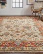 Carrington 6805F Ivory/Red/Blue Area Rug