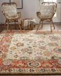 Carrington 6805F Ivory/Red/Blue Area Rug