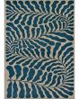 Castille Fiore Petrol 5'3"x7'6" Area Rug