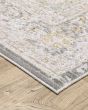 Cavett CAV02 Grey/Orange Area Rug