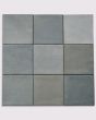 Celine Blue Matte Glazed Porcelain 4"x4" Square Field Tile
