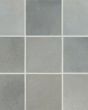 Celine Blue Matte Glazed Porcelain 4"x4" Square Field Tile