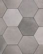Celine Greige Matte Glazed Porcelain 4.5"x4" Hexagon Field Tile