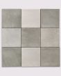Celine Greige Matte Glazed Porcelain 4"x4" Square Field Tile
