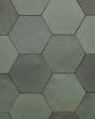 Celine Sage Matte Glazed Porcelain 4.5"x4" Hexagon Field Tile