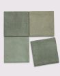 Celine Sage Matte Glazed Porcelain 4"x4" Square Field Tile