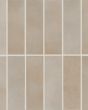 Celine Taupe Matte Glazed Porcelain 2"x6" Field Tile