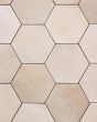 Celine Taupe Matte Glazed Porcelain 4.5"x4" Hexagon Field Tile