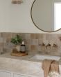 Celine Taupe Matte Glazed Porcelain 4"x4" Square Field Tile